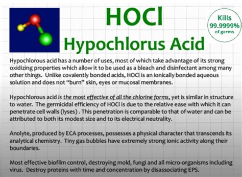 Hypochlorous Acid Water - Consciousness and Clarity