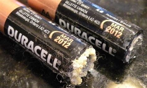 Alkaline Batteries: Clean Up After an Alkaline Battery Leak