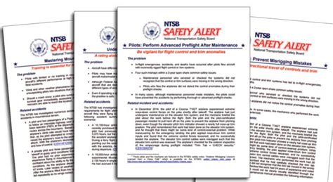 Tips From The NTSB - Aviation Safety