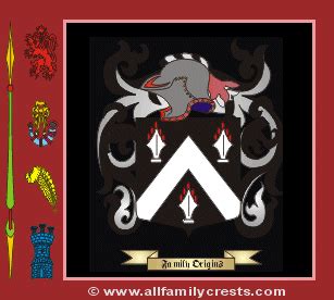 Watkins family crest and meaning of the coat of arms for the surname Watkins, Watkins name origin