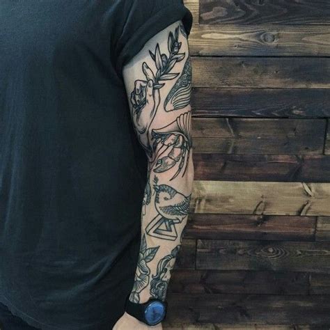 Black line tattoo arm | Tattoos, Tattoos for guys, Tattoo sleeve designs