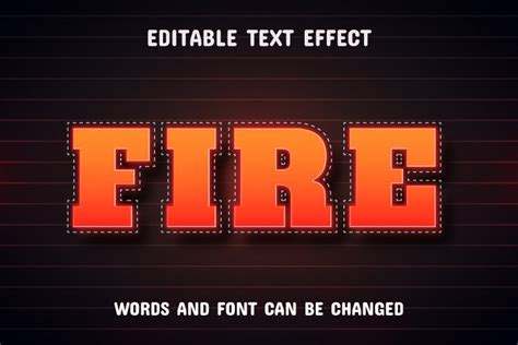 Fire 3d Text Effect Graphic by wayan sandika · Creative Fabrica