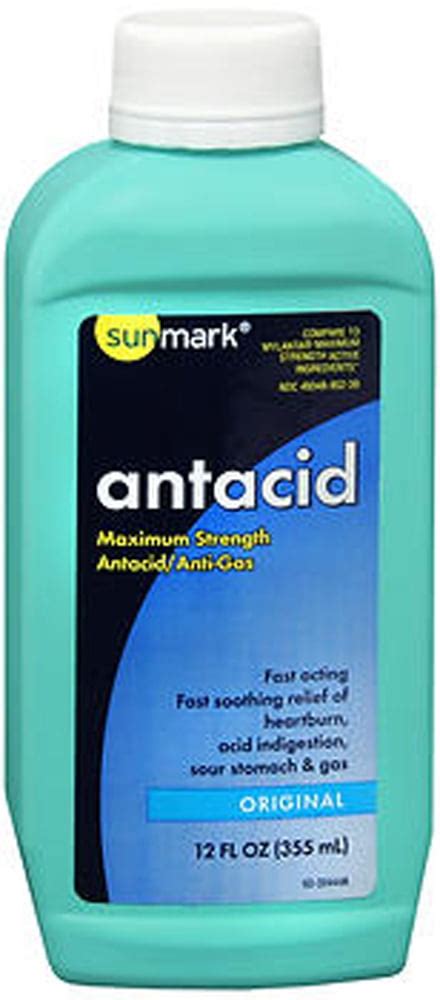 Sunmark Liquid Antacid, 12 Fl. Oz. - Walmart.com