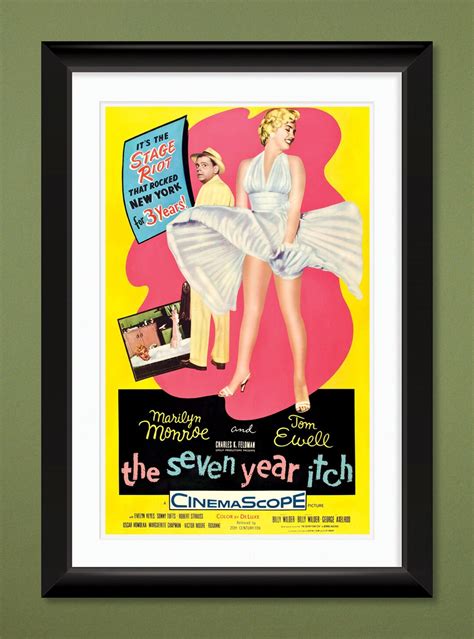 The Seven Year Itch Movie Poster 1955 12x18 Heavyweight Art Print - Etsy