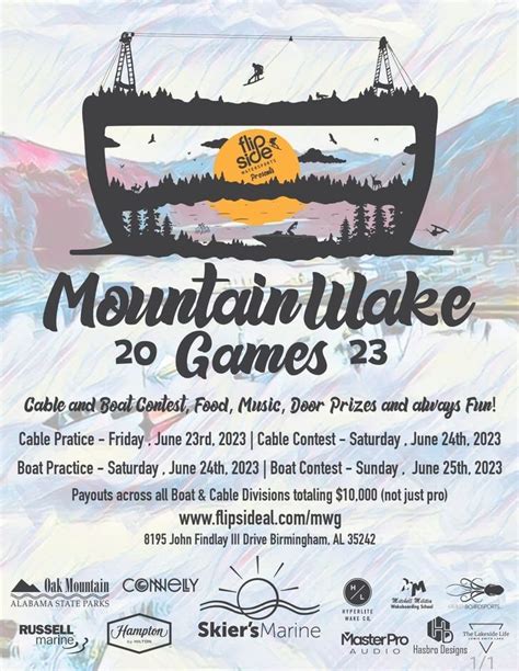 2023 Mountain Wake Games, Flip Side Watersports, Vestavia Hills, June 24 2023 | AllEvents.in