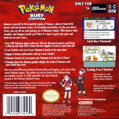 Pokemon Ruby + Bonus Fire Red Version GBA Games Download | Premium Game