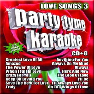 syb1093 – PARTY TYME KARAOKE – LOVE SONGS 3 – Karaoke Korner