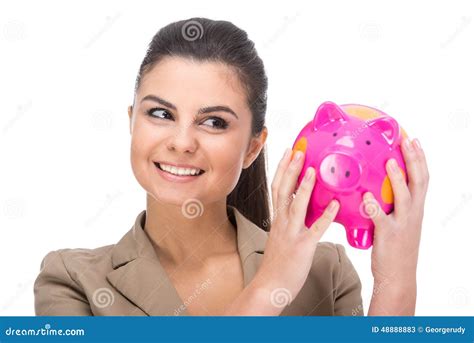 Money stock image. Image of businesswoman, isolated, people - 48888883