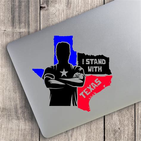 Amazon.com - I Stand with Texas Decal, Protect Our Border Sticker ...