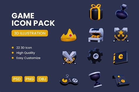 the game icon pack is designed to look like it has many different items ...