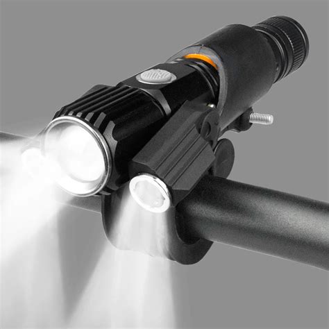 1000 Lumen Flashlight For Bicycle USB Rechargeable 18650 Battery MTB ...