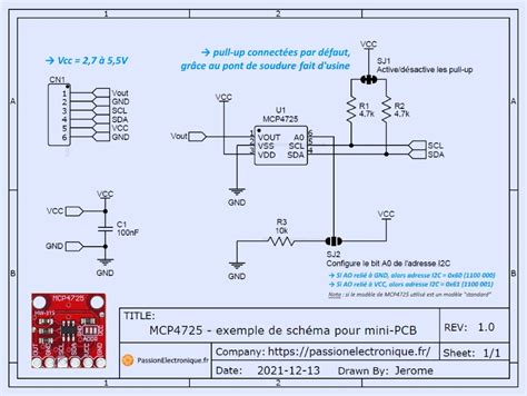 Tuto MCP4725 : code arduino, librairie, datasheet + exemples