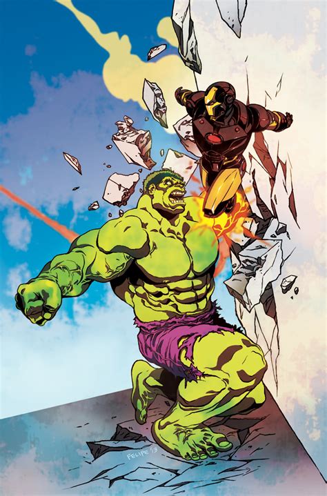 HULK vs. Iron Man by FelipeSmith on DeviantArt