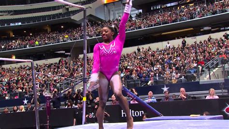 Simone Biles - Uneven Bars - 2015 AT&T American Cup - NBC - YouTube