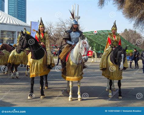 Almaty - Local People on the Horses Editorial Stock Photo - Image of ...