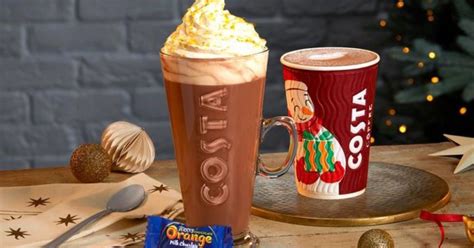 Costa Coffee unveils Christmas menu which includes Toblerone-inspired ...