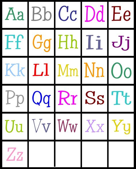 Free Alphabet Printables Pdf