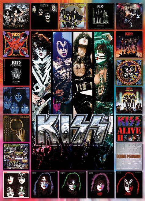 KISS The Albums, 1000 Pieces, Eurographics | Puzzle Warehouse