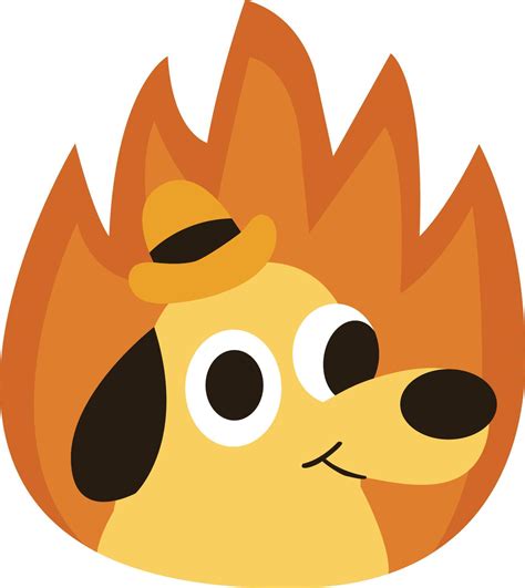 este es un buen icono de meme de perro 12721541 Vector en Vecteezy