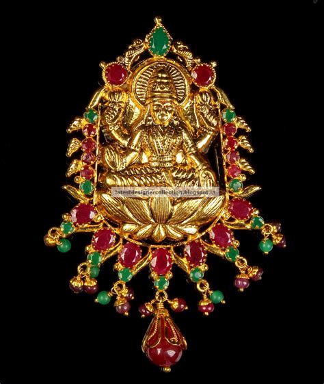 Beautiful Lakshmi Pendants ~ Latest Indian Clothing And Jewellery Designs