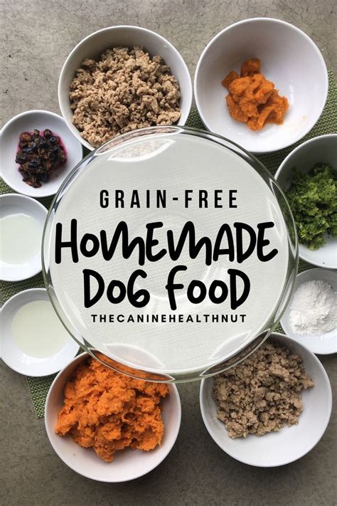 Homemade Grain-Free Dog Food Recipe | Healthy dog food recipes, Healthy dog food homemade, Raw ...