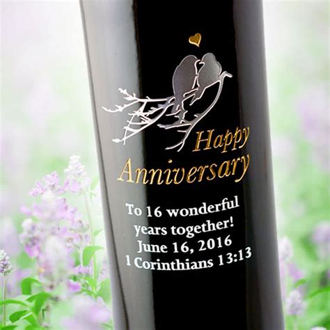 Personalized Anniversary Wine Bottle & Box Gift Sets | EtchingX