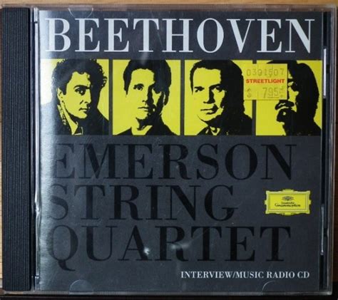 Emerson String Quartet, Beethoven* - Interview / Music Radio CD (1997 ...