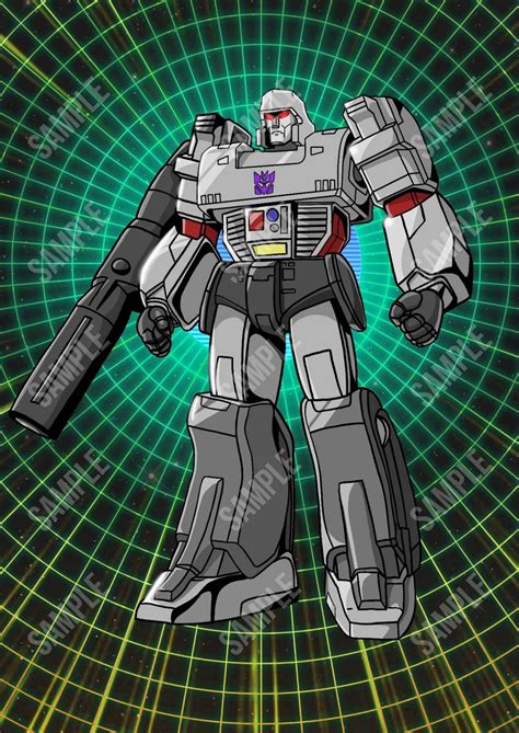 Transformers G1 Megatron, Fan Art , Wall Art Print - Etsy UK