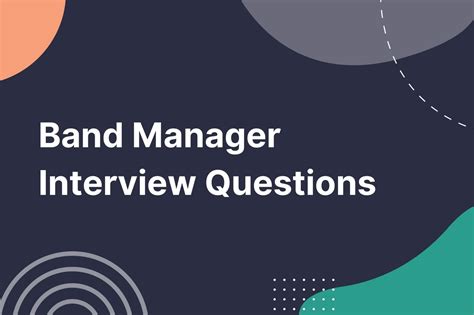 Band Manager Interview Questions - VIVAHR