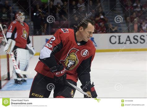 Dion Phaneuf of the Ottawa Senators Editorial Stock Image - Image of action, leaguenhl: 101434009