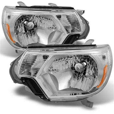 Fits 2012-2015 Toyota Tacoma Headlights Replacement Headlamps Pair 12 ...