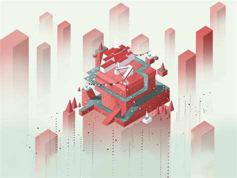 Illustration - The Potala Palace by Dannie GAO on Dribbble