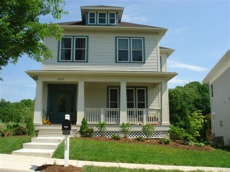 American Foursquare | Four square homes, American craftsman house, 1920 ...