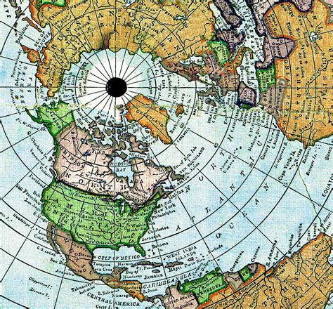 Flat Earth Map 1892 Alexander Gleason's New Standard Map | Etsy UK