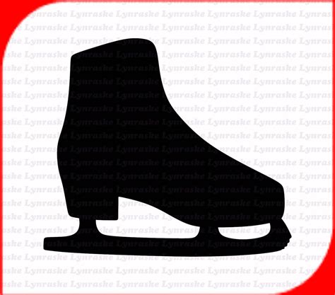 Ice Skate Silhouette SVG, Svg, Dxf, Cricut, Silhouette Cut File, Instant Download - Etsy