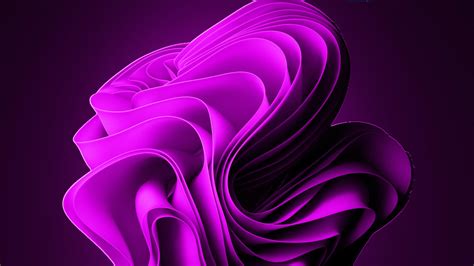 Windows 11 Dark Purple Wallpaper
