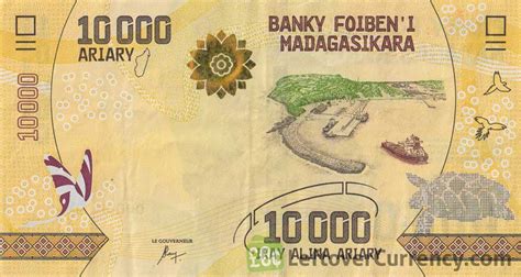 10000 Malagasy Ariary banknote - Exchange yours today