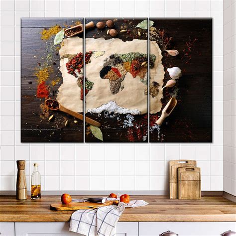 World Map Wall Art | Prints, Framed Prints And Multi Panel Art