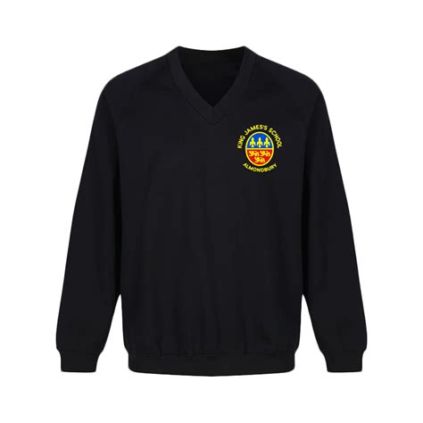 King James's School V-Neck Sweatshirt - Principle Uniforms