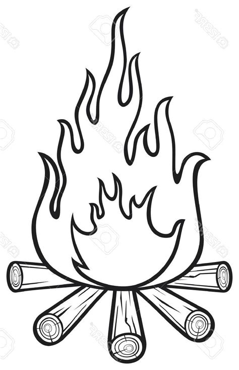 Flame Clipart Black And White | Free download on ClipArtMag