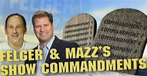 Felger & Mazz Show Commandments - CBS Boston