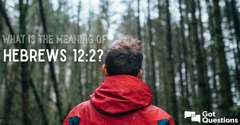 What is the meaning of Hebrews 12:2? | GotQuestions.org