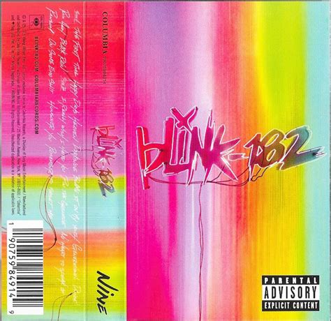 Blink-182 – Nine (2019, Cassette) - Discogs