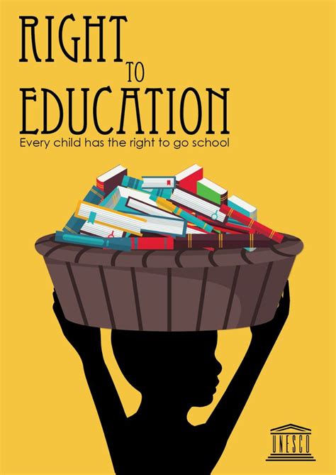 Human Right on Behance | Right to education, Education poster design, Education poster