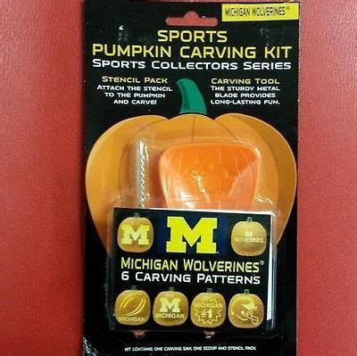 NCAA Michigan Wolverines Pumpkin Carving Kit | Pumpkin carving kits ...