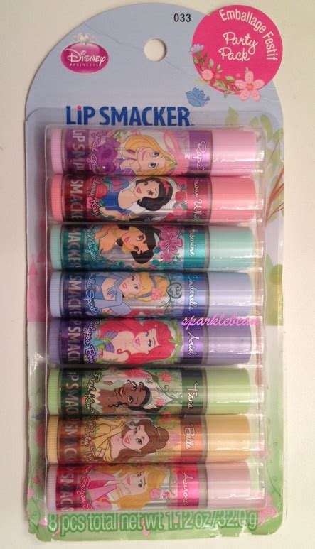 sparklebean's: Lip Smacker - Disney Princess Collection