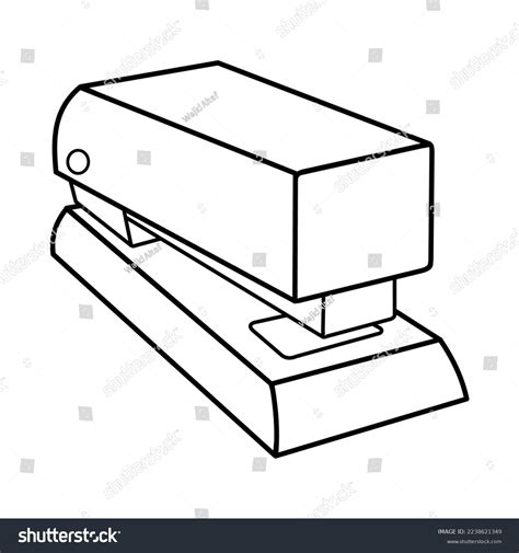 Stapler Clipart Black White Stock Vector (Royalty Free) 2238621349 ...