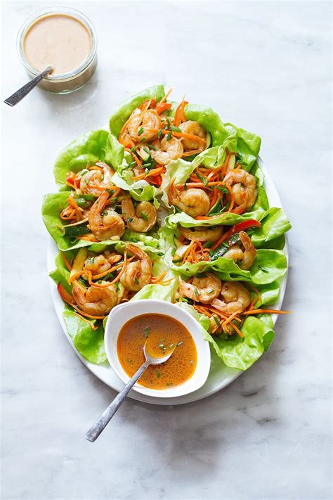 Shrimp Lettuce Wraps Recipe — Eatwell101