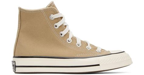 Converse Tan Chuck 70 High Sneakers | Lyst