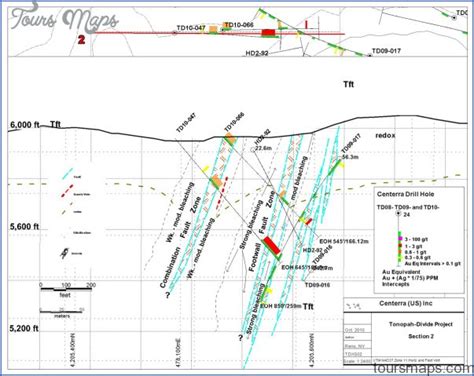 Tonopah Nevada Map - ToursMaps.com